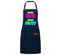 Générique Tablier Personnalisé Femme Homme,Tablier De Cuisine Femme,Tablier Barbecue Homme,Imperméable,Peut être Imprimé Avec Des Photos Logo Texte