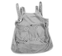 Générique Tablier pour Caresser Un Chat Transporteurs Transporteur De Chien Transporteur De Chat Doux Mangeoire Chat Cage Collier Caméra Chat De Chat Light Grey Polaire Arctique