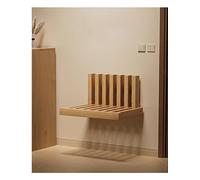 Générique Tabouret à Langer Pliant Mural, Tabouret à Langer rétractable for entrée, siège caché for Petits espaces, Chambre à Coucher(Wood Color)