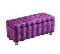 Générique Tabouret Coffre, Pouf, Repose-Pieds, Tabouret Familial Pratique de Bout de lit, Banc de Magasin de vêtements, Tabouret d'entrée/Salon pour se Changer, Plusieurs Couleurs au Choix (