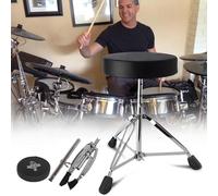 Générique Tabouret de Batterie | Antidérapant et Pliable,Tabouret de Batterie Robuste | pour Filles Fils Amis batteurs Pratique et Performance