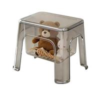 Générique Tabouret de Douche | Chaise de Salle de Bains Transparente avec Espace de Rangement,Siège de Douche | pour Salle de Bain, Cuisine, Rangement Coin Salon