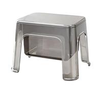 Générique Tabouret de Douche,Chaise Transparente Portable avec Rangement,Petit Banc pour Douche | pour Salle de Bain, Cuisine, Rangement Coin Salon