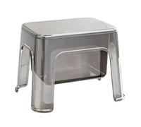 Générique Tabouret de Douche Chaise Transparente Portable avec Rangement | Repose-pieds et Tabouret pour Salle de Bain, pour S'Asseoir Sous la Douche Pour rangement en coin de salle de bain, cuisine,