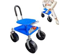 Générique Tabouret de Jardin | Chaise de Jardin Pivotante à 360 Degrés | Siège de Travail Extérieur à Hauteur Ajustable pour Pelouse et - pour Taille Plantation Transplantation et Élagage