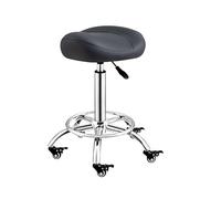 Générique Tabouret De Selle Chaise De Salon Réglable, roulettes Pivotantes Et Ergonomique, Chaise Élévatrice À Gaz Hydraulique, for Coiffure, Manucure, Tatouage(Color1)