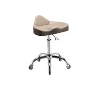 Générique Tabouret De Selle Ergonomique avec Roues, Chaise Roulante Confortable Et Rembourrée, Pivotante À roulettes Réglable(Color4)