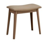 Générique Tabouret De Toilette Multifonctionnel Élégant, Tabouret De Toilette avec Coussin en Forme De Selle, Siège Rembourré pour Chambre À Coucher, Entrée, Salon,Gris