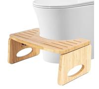 Générique Tabouret de Toilette Pliable,Tabouret de Toilette Pliant - Tabouret de Pied de Toilette - Tabouret de Toilette Pliable pour Adulte, pour Salle de Bain, tabouret de Merde en Bois, tabouret