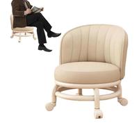 Générique Tabouret de Travail Pratique, Tabouret cosmétique Pratique avec | Sièges avec fonction de réglage en hauteur, conception à roulettes stables, meuble mobile au look moderne, accessoires pour l