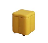 Générique Tabouret De Vanité avec Rangement for Chambre À Coucher, Poufs en Forme Fleurs Repose-Pieds, for Salon, Assemblage Facile(Color1)