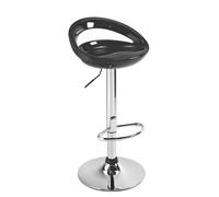 Générique Tabouret Haut Disco Coque échancrée - Lot de 2 (Noir)