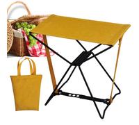 Générique Tabouret Portable - Léger et résistant, Charge élevée - Léger et Pliable pour Le Camping - pour Camping Randonnée Pêche Pique-Nique Voyage Plage Piscine Événements Sportifs