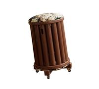 Générique Tabouret Rond empilable, tabourets gigognes Ronds Portables 4 en 1, sans Assemblage for Salon, Chambre à Coucher, salles d'ordinateur, entrées(Color 2)