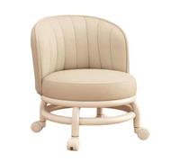 Générique Tabouret Roulant Ergonomique Souple Confortable imperméable | Tabouret Roulant Robuste pour Maison Chambre Séjour Cuisine Salle de Bains Bar Atelier Garage Salon de Coiffure Dortoir