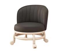 Générique Tabouret Roulant Souple et Ergonomique, siège Bas et esthétique | Petit tabouret roulant pivotant pour Maison Chambre Séjour Cuisine Salle de Bains Bar Atelier Garage Salon de Coiffure
