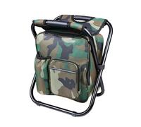 Générique Tabouret Sac À Dos | Portable Et Ergonomique avec Une Glacière Isotherme | Tabouret Sac À Dos Pliant - pour Pique-Nique Camping Barbecue Voyages Et Exploration en Plein Air