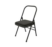 Générique Tabouret Yoga avec Coussin Amovible, Chaise Yoga Pilates, Support à Double Traverse, Outil d'entraînement à l'équilibre, for Bureau à Domicile(Color 2,45x48x82.5cm)