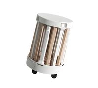 Générique Tabourets gigognes à roulettes, tabourets de Bar Ronds Portables, 37x37x55.5cm, for Chambre à Coucher, Salon, Bar, Appartements, Table de Nuit(Color 12)