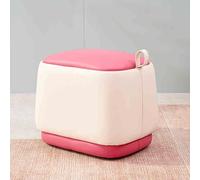 Générique Tabourets Ottomans rembourrés, Petits Repose-Pieds, tabourets pour se Changer, tabourets Bas pour Salon, Couloir, ameublement (Rose)