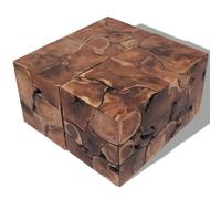 Générique Tabourets/Table Basse Teck Massif,Meubles,Fauteuils et chaises,Chaises Pliantes & tabourets,Brun,54.6 KG,274356