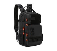 Générique Tackle Backpack, Fishing Gear Bag, Waterproof Storage, Lightweight Multifunctional Design, Multiple Compartments, for Freshwater Saltwater Camping Hiking Hunting, 8.27x5.51x12.99 inches