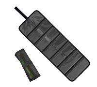 Générique Tackle Bag, Fishing Lure Wrap, 9.45x7.09x0.79 inches Waterproof Roll Up & Foldable Organizer Pouch, Compact Storage Solution for Anglers Kayak Enthusiasts Boat Trips Beginner Gear