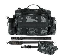 Générique Tackle Box Bag - Large Capacity Gear Storage, 5-Star Waterproof Fishing Tackle Storage Bag for Saltwater & Freshwater, Heavy Duty Tacle Organizer for Lake, River & Shore
