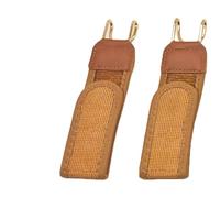 Générique Tactical Metal Hook Elastic Belt, Unisex Buckle-Less Elastic Invisible Waist Belt Closure for a Secure, Comfortable Fit (Brown)