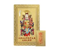 Générique Tai Sui Karte - Talisma | Glückskarte Aus Kupfer Für Brieftasche & Auto, Spiritueller Segen Für Das Jahr des Pferdes, Chinesische Neujahr Deko, Schutzkarte, 1 Stück.