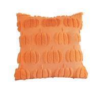 Générique Taie d'oreiller d'halloween Housse Coussin 45X45 Halloween Peluche Drap Housse Microfibre Housses de Coussin en Similicuir Doux pour canapé de campagnard (Yellow, B)