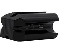 Générique Taille-Crayon Crayon à Sourcils Pointe d'affûtage Outils Fins pour Sourcils Semi-permanents Stylo de Maquillage Noir Plastique Bec de canard