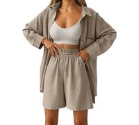 Générique Tailleur Femme Ensemble Veste Pantalon Molleton Invitée Gris Velour Moumoute Elastique Sapin Basic Militaire Wax Moderne Vétément Camps Imitation Pomme Boheme Vêtement Col Roule