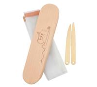 Générique Tailor's Clapper, Durable Smooth Hardwood Quiltîng Block, Appliqué Quilting Tool Bone Pencil Set, for Sewing Quilting Embrõidery, Accessories Color Random, 1 Set