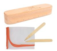 Générique Tailors Clapper for Ironing, Sewing Accessories, Pressing Block in Smooth Hardwood for Seam Flattening and Iron Steam Pressing in Quilting and Embroidery 24x4x5.5cm/ 90x40cm/15x1.5x0.3cm