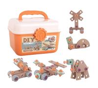 Générique Take Apart Toys, Construction Building, 21/18/15.5 inches, Educational Tool Kit, Motorized Feature, Early Learning Fun, Toddler Drill Set for Boys and Kids, Multicolor