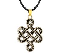 Générique Talisman du Nœud de Sorcière Collier du Nœud de l’Éternité Celtique Pendentif en Nœud Irlandais en argent Collier du Nœud Infini Celtique pour femmes Bijoux pour hommes