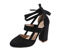 Générique Talon Femme Confortable Chaussure Femme Confort Chaussures Singles High Strap Talons Sandales Causals pour Les Femmes Dames Sandales pour Femmes Chaussure Compensée Sandale Talon (Black,41)