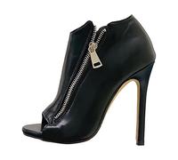 Générique Talonss Heels Chaussures d'été à Talons Hauts pour Femmes avec Bouche de Poisson et Fermeture à glissière