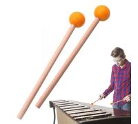 Générique Tambour Maillets Caoutchouc - en Bois Marimba Marteau Tête pour Xylophone, Carillon, Bloc De Bois, Glockenspiel Et Cloches