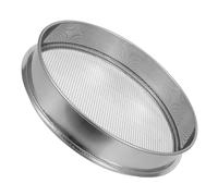 Générique Tamis à Compost en Acier Inoxydable 35 CM, Mailles 4 MM, Tamis de Jardinage Manuel pour Séparation de Terre, Sable et Gravier, Accessoire pour Kits Outils Jardinage