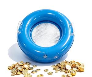Générique Tamis Sable Gonflable Flottant - Détection De Métaux Gonflable pour La Plage - Tamis De Collecte des Coquillages | pour Garçons Filles Parents Été Vacances Bord Piscine Anniversaire Fêtes