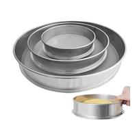 Générique Tamiseur de Terre - Lot de 3 grilles à Mailles Fines Robustes en Acier Inoxydable,Grille de Jardin, crible à Compost et Tamis à Sol,pour Jardin Maison Extérieur Usage Domestique