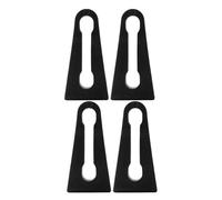 Générique Tampon de Serrure de Porte de Voiture, Amortisseur de Porte de Voiture - 4X Amortisseur insonorisant pour de Serrure de,Coussin de Automatique en Caoutchouc de Protection latérale