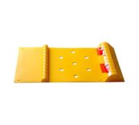 Générique Tampon de stationnement de Garage, Guide des Roues, 55x28x5cm, Tapis de stationnement, Roue Stoppers Park AIDS, Anti-Glissement, pour Les Chariots de Golf SUV de berline Automobile