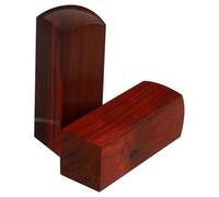 Générique Tampon en Bois de Santal Rouge 20X60 MM Lot de 2 Pièces Bloc de Tampon en Bois Vierge pour Scrapbooking Signature Calligraphique Loisirs Créatifs et Décoration