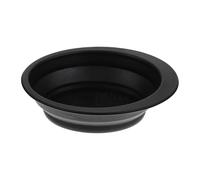 Générique Tampon Nettoyeur en Silicone Noir pour Pinceaux de Maquillage, Bol de Nettoyage Textures Convexes, Accessoire Réutilisable pour Brosses et Éponges de Beauté - Nettoyage à Domicile