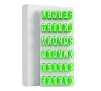 Générique Tampons Alphabet pour Pâte à Modeler - Minuscules Chiffres Moules À Biscuits,Embosseurs Ciment pour Artistes Enseignants Étiquettes Noms École Mariage