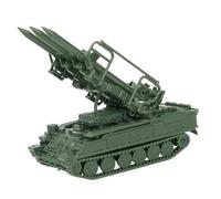 Générique Tank Modèle Véhicule Blindé Maquette Kit Construction Jouet Puzzle Miniature Assemblage DIY PP Adapté Aux Enfants Adultes Décoration Table Collection, Vert