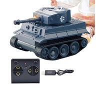 Générique Tank Rc pour - 6,8 X 4 X 3,9 Cm Mini Modèle De Véhicule Militaire Télécommandé | Télécommandés sans Fil en ABS | Char De Combat Simulé pour Garçons Et Filles